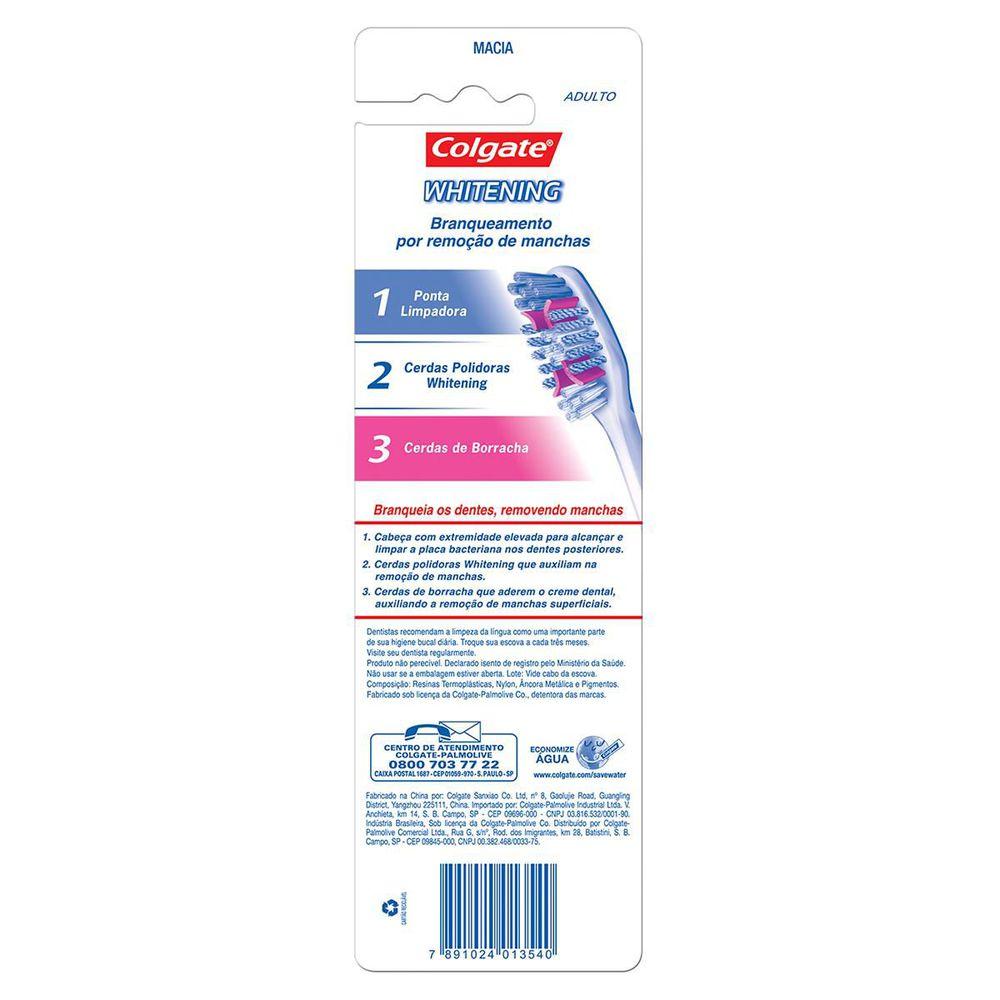 Kit Escova Dental Colgate Whitening Com 2 Unidades - 3