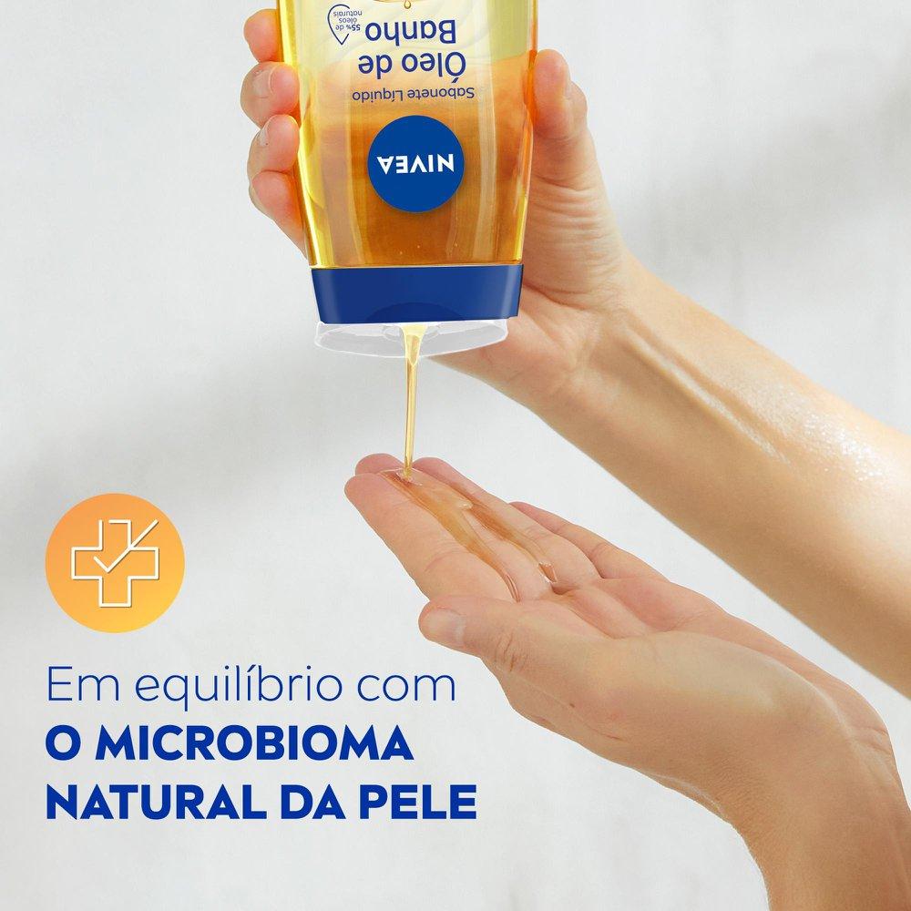 Sabonete Líquido Corporal Nivea Óleo de Banho 200ml - 4