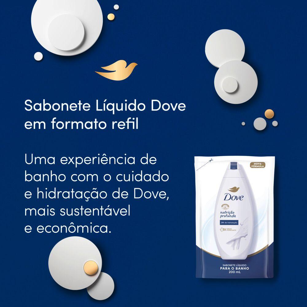 Sabonete Líquido Dove Nutrição Profunda Refil 200ml - 5