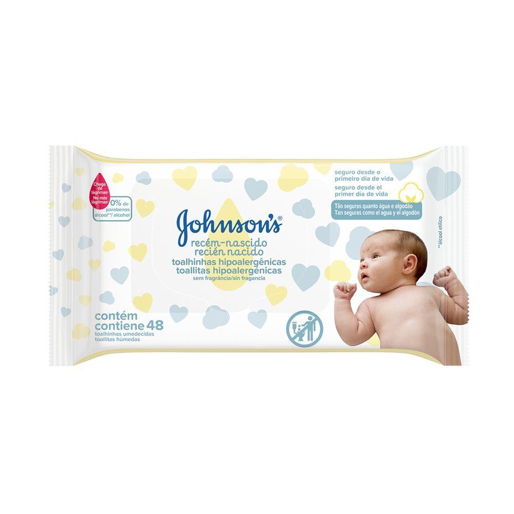 Lenço Umedecido Johnsons Baby Recém Nascido 48 Unidades - 4