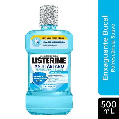 Enxaguante Bucal Listerine Antitártaro Sem Álcool 500ml