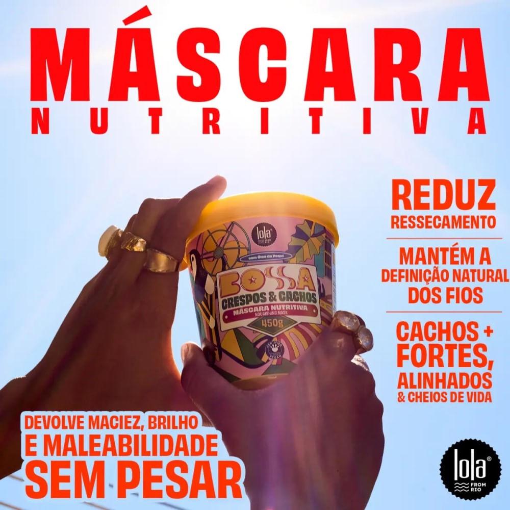 Máscara Nutritiva Lola Bossa Crespos e Cachos 450g - 2