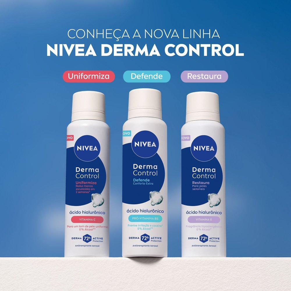 Desodorante Nivea Aerossol Derma Control Uniformiza Feminino 150ml - 8