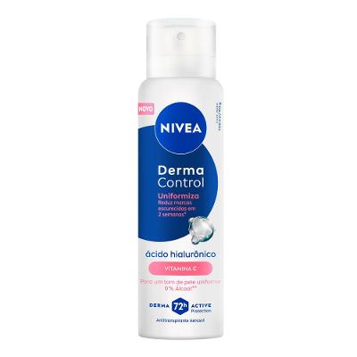 Desodorante Nivea Aerossol Derma Control Uniformiza Feminino 150ml