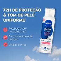 Desodorante Nivea Aerossol Derma Control Uniformiza Feminino 150ml - 6