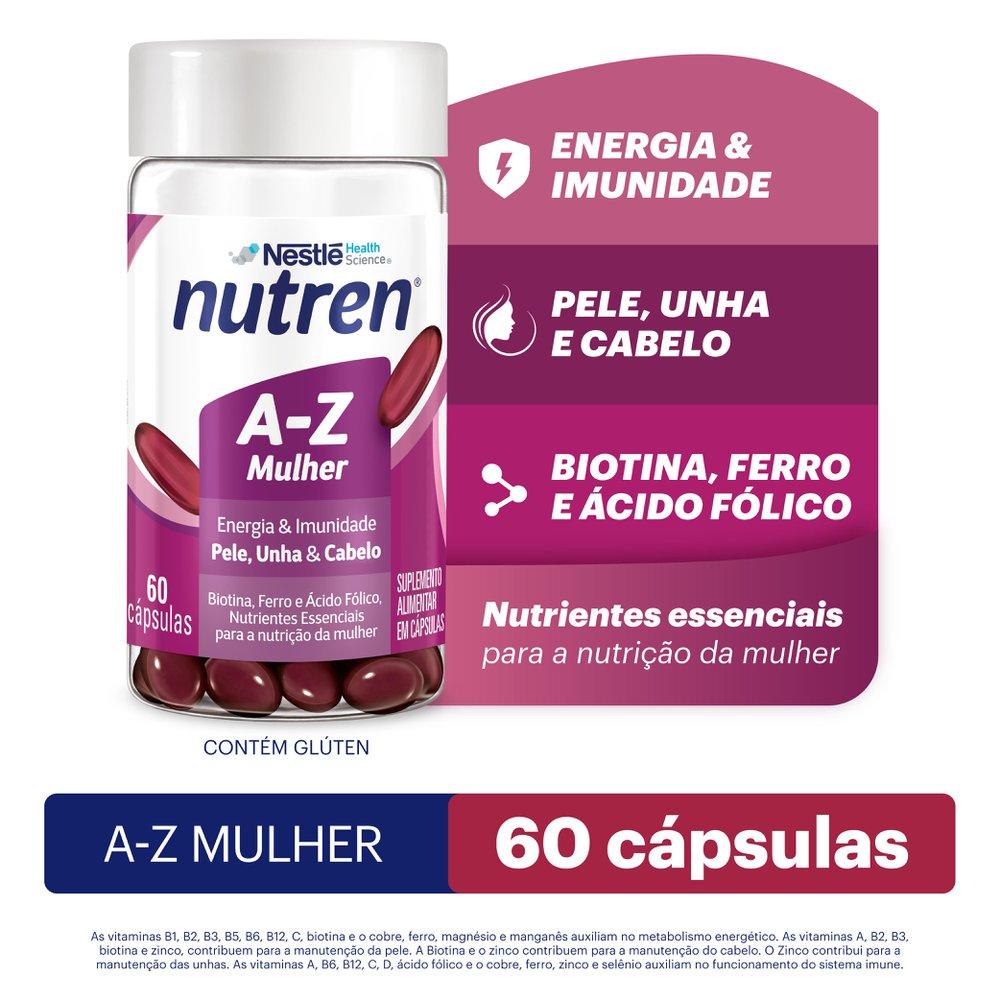 Suplemento Alimentar Nutren A-Z Mulher 60 Cápsulas - 1