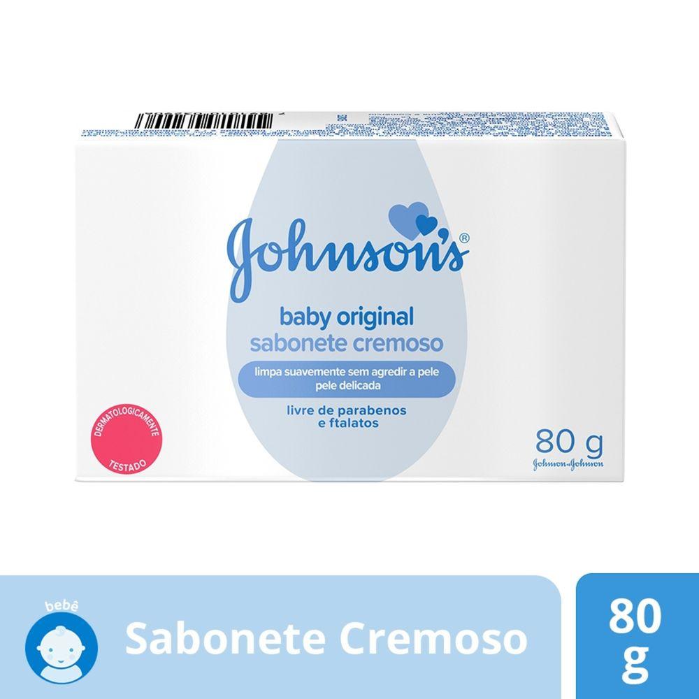 Sabonete em Barra Johnsons Baby Original 80g - 1