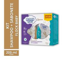 Kit Shampoo e Sabonete Flock Baby Com 200ml Cada - 6