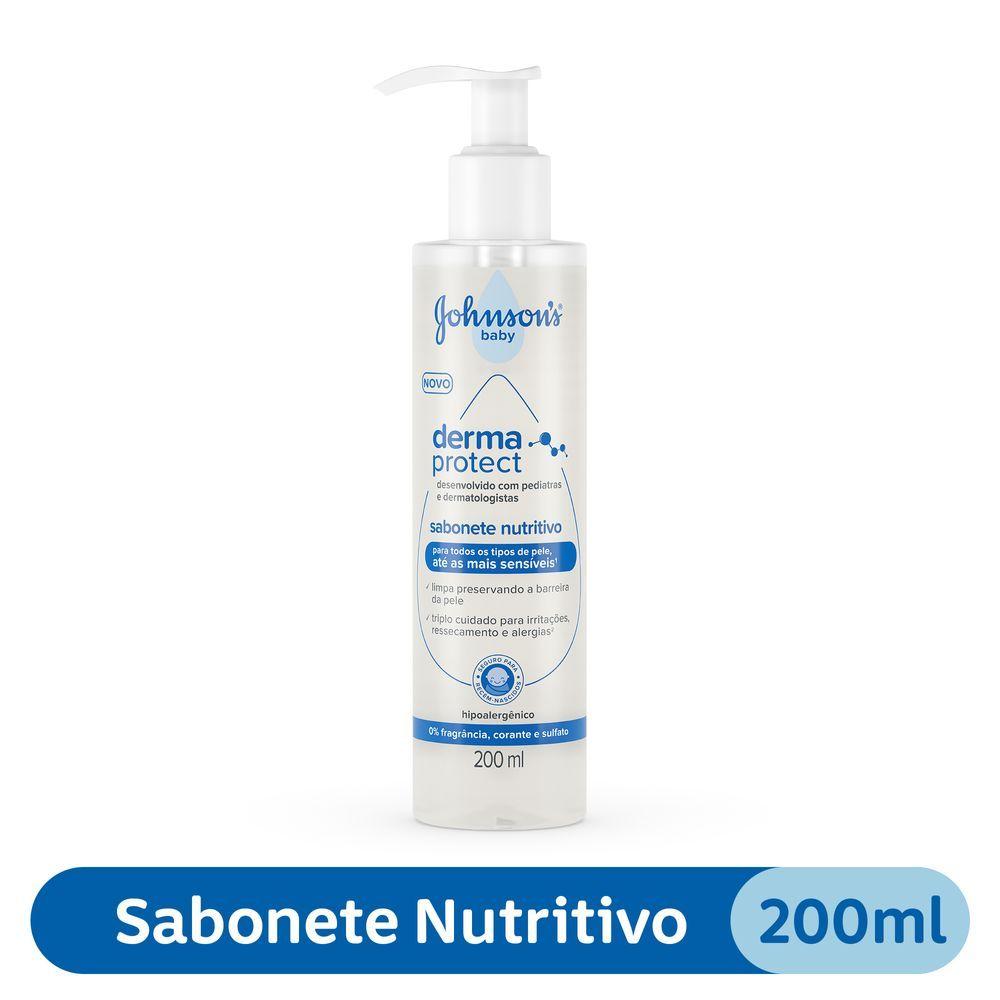 Sabonete Liquido Infantil Johnson Baby Nutritivo Derma 200ml - 1