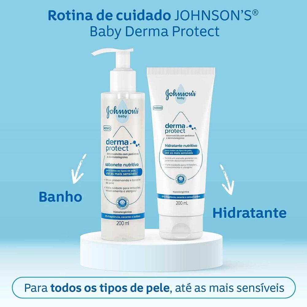 Sabonete Liquido Infantil Johnson Baby Nutritivo Derma 200ml - 6