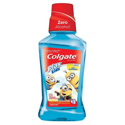 Solução Bucal Plax Kids Minions 250ml