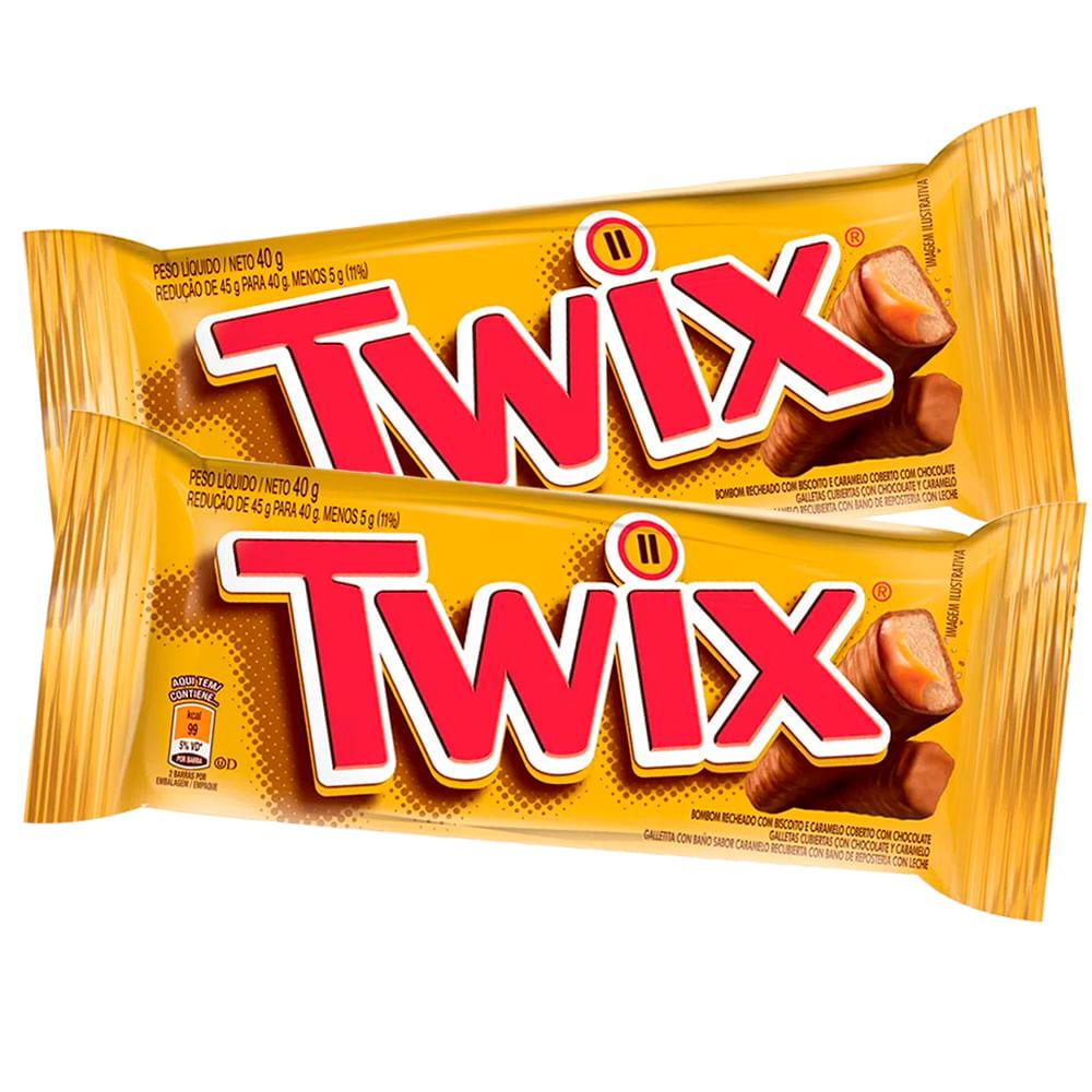 Kit 2 Chocolate Twix Original 40g - 1
