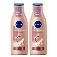 Kit 2 Loção Hidratante Nivea Beleza Radiante Pele Uniforme 200ml - 1
