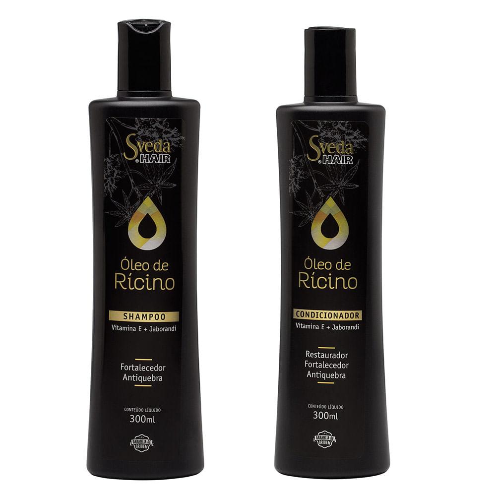 Kit Shampoo+Condicionador Sveda Hair Óleo de Rícino 300ml - 2