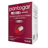 Pantogar Suplemento Alimentar De Vitaminas e Ferro 60 Cápsulas - 1