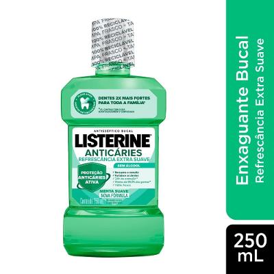 Enxaguante Bucal Listerine Anticaries 250ml