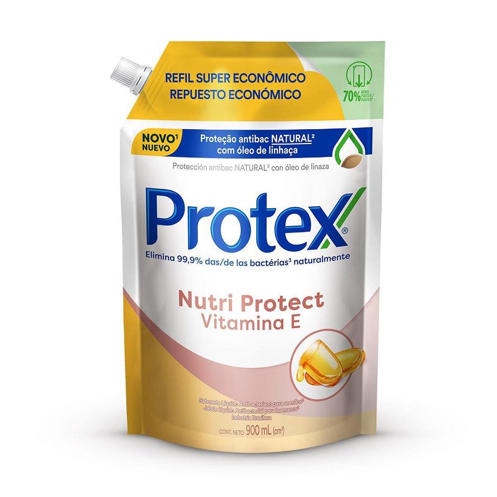 Refil Sabonete Líquido Protex Nutri Protect Vitamina E 900ml - 1