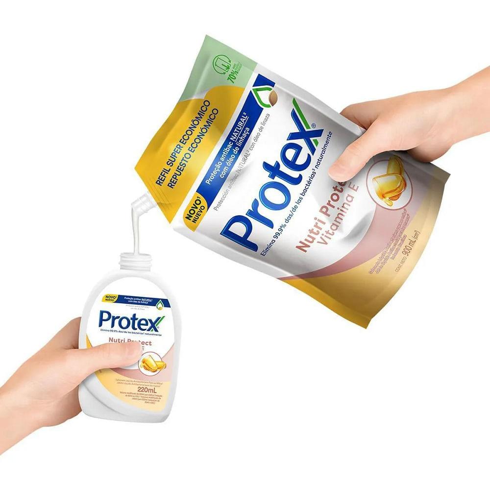 Refil Sabonete Líquido Protex Nutri Protect Vitamina E 900ml - 5
