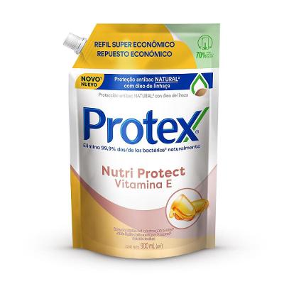 Refil Sabonete Líquido Protex Nutri Protect Vitamina E 900ml