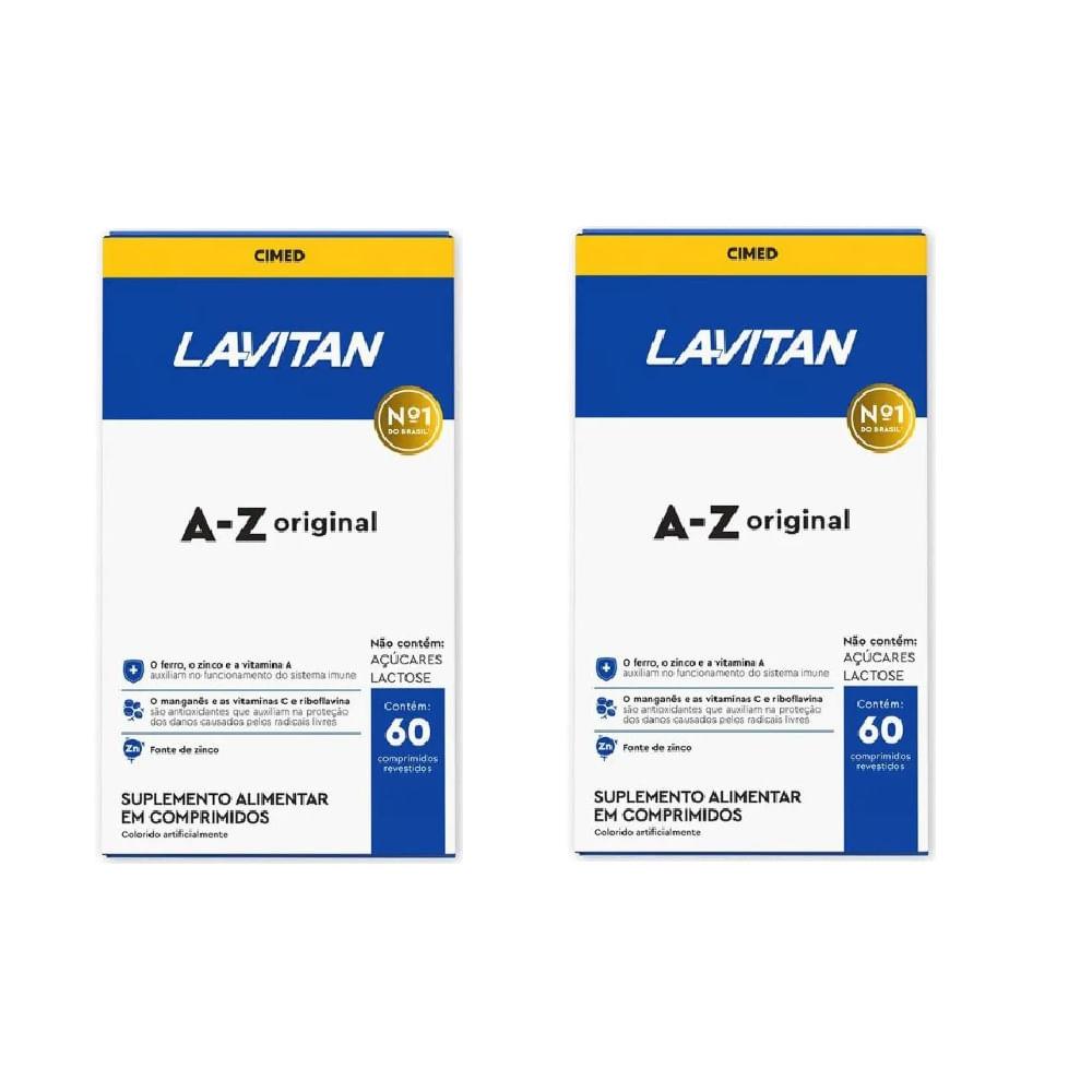 Kit 2 Lavitan A-Z Original 60 Comprimidos Cada - 1