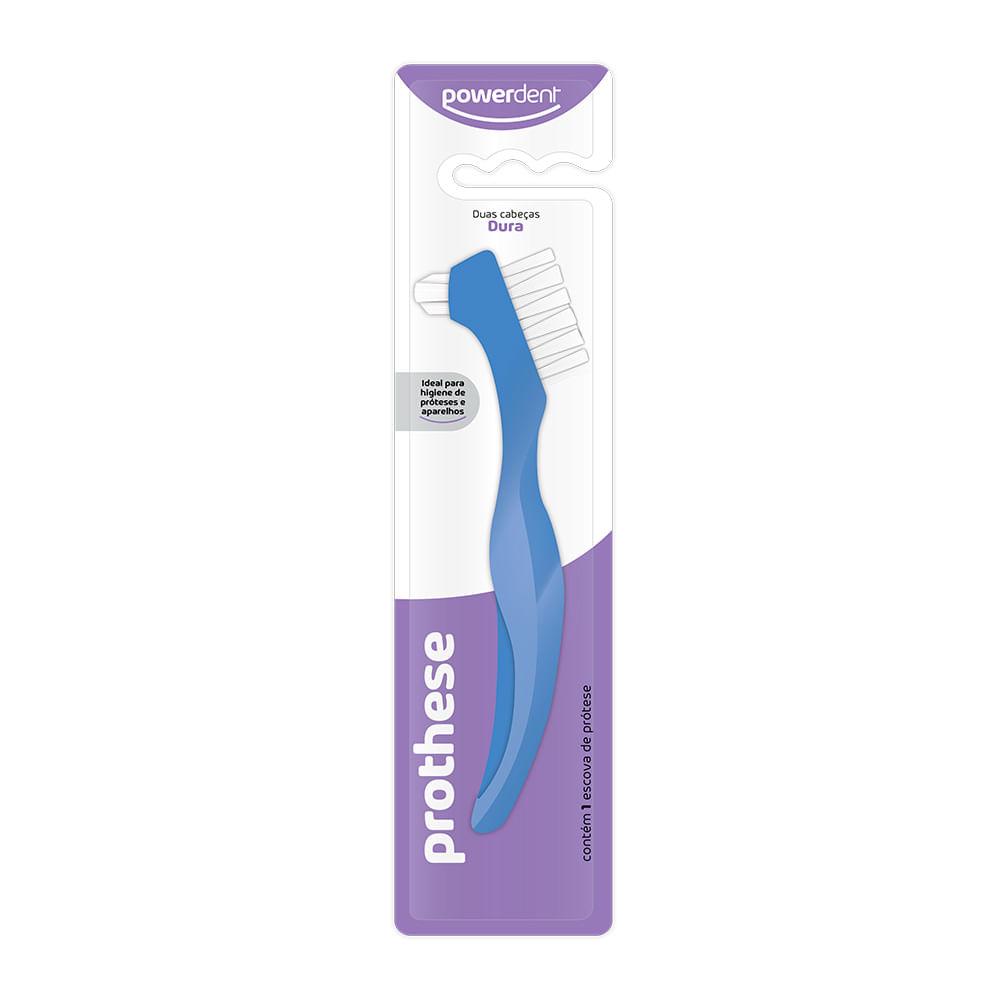 Escova Dental PowerDent Prothese Dura - 1