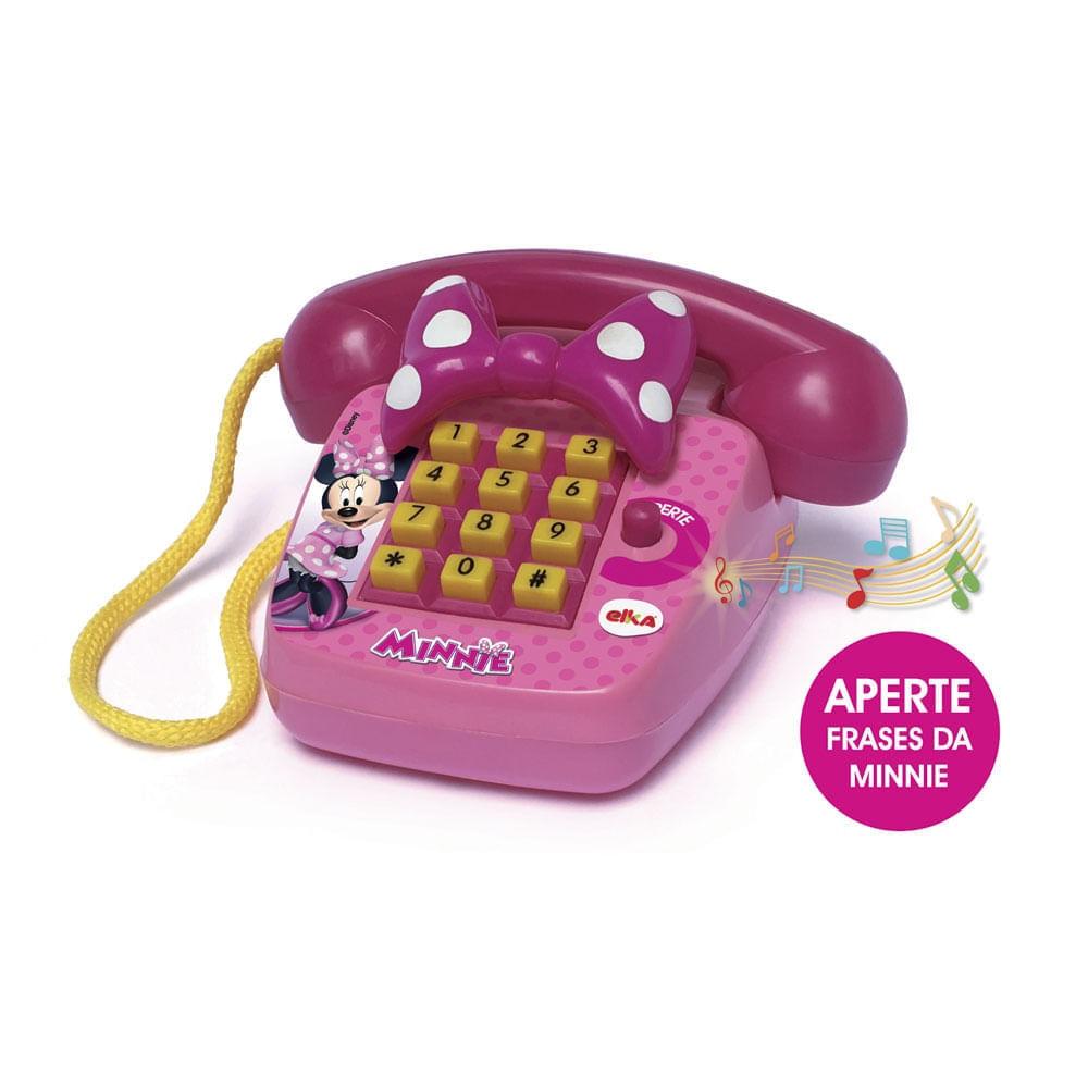Telefone Foninho Sonoro Minnie Elka - 2