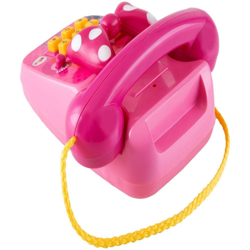Telefone Foninho Sonoro Minnie Elka - 3