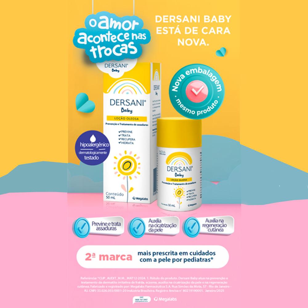Dersani Baby Loção Oleosa 50ml - 2