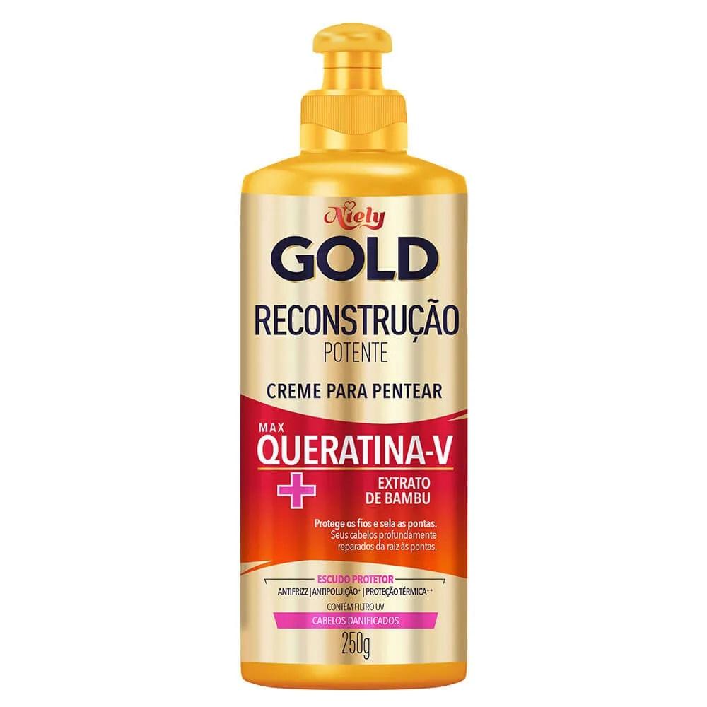 Creme de Pentear Niely Gold Reconstrução Potente 250g - 1