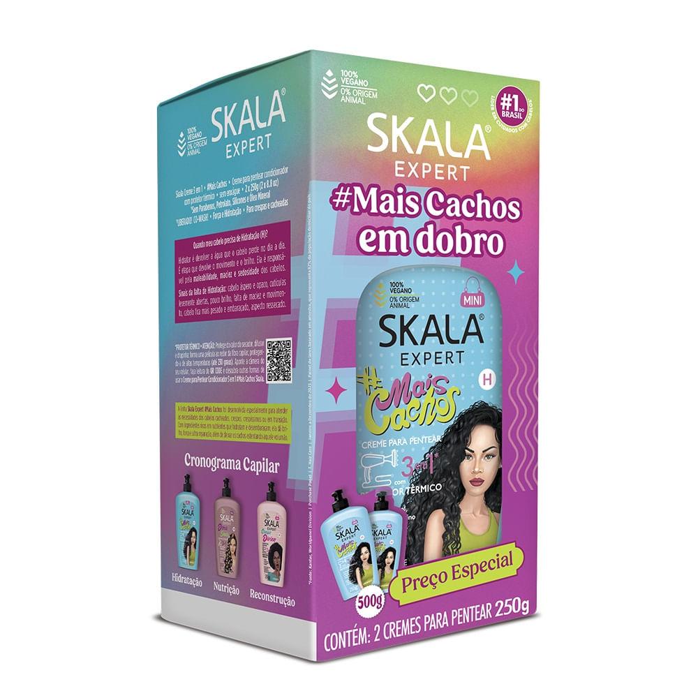 Creme de Pentear Skala Expert Mais Cachos Com 2 Unidades de 250g Cada - 1