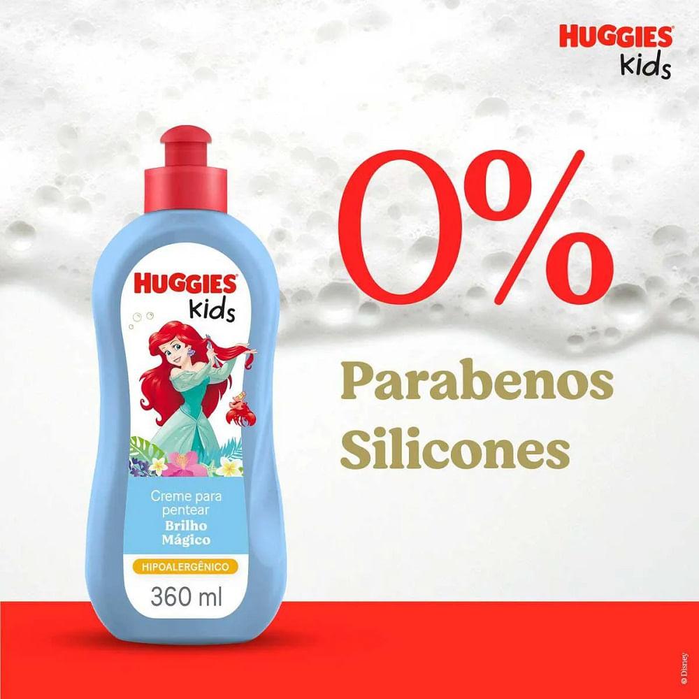 Creme de Pentear Infantil Huggies Kids Brilho Mágico 360ml - 4