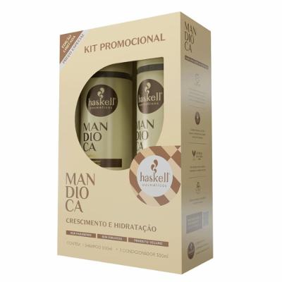 Kit Shampoo + Condicionador Haskell Mandioca 300ml