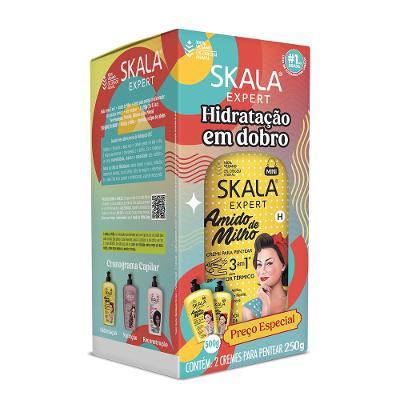 Creme de Pentear Skala Expert Amido De Milho Com 2 Unidades de 250g Cada