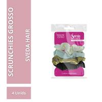 Xuxinha de Cabelo Sveda Hair de Cetim Grosso 4 Unidades - 2