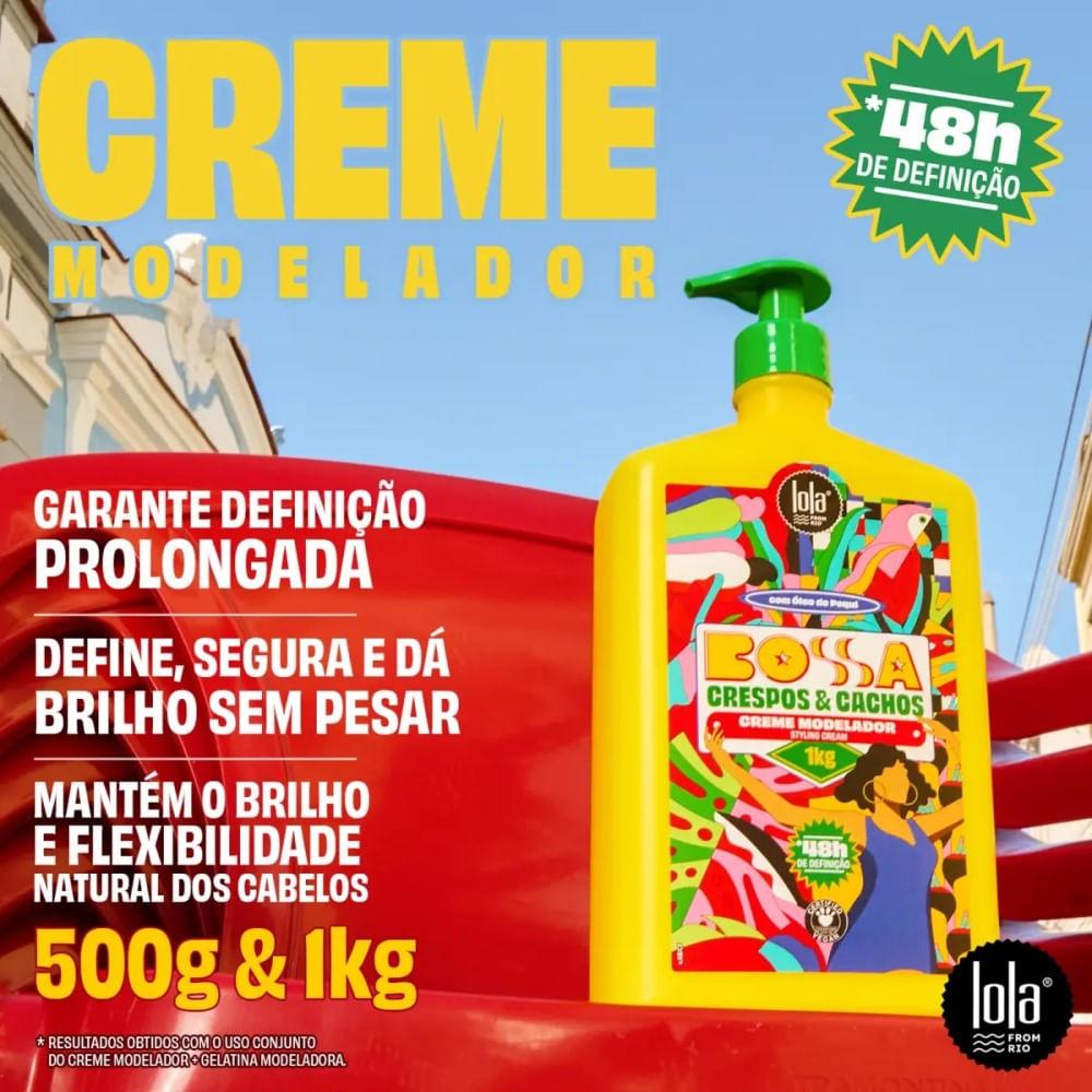Creme Modelador Lola Bossa Crespos e Cachos 1kg - 2