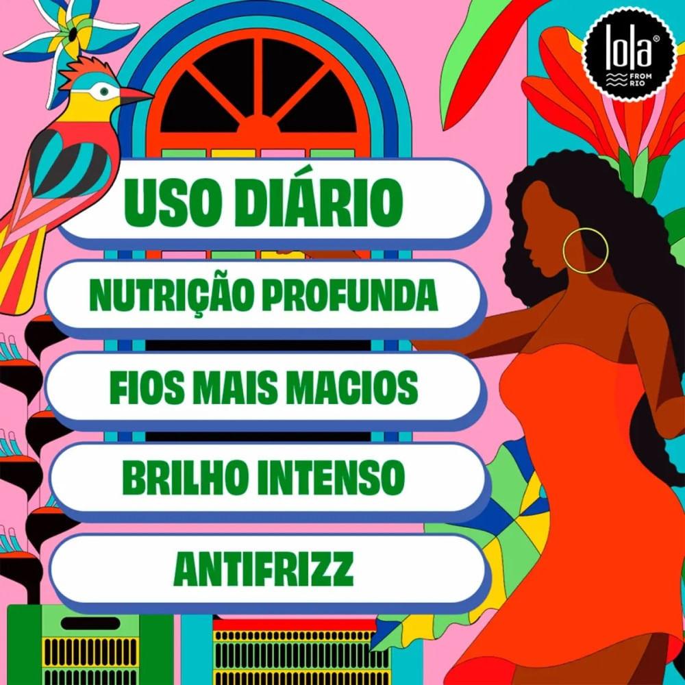 Creme Modelador Lola Bossa Crespos e Cachos 1kg - 4