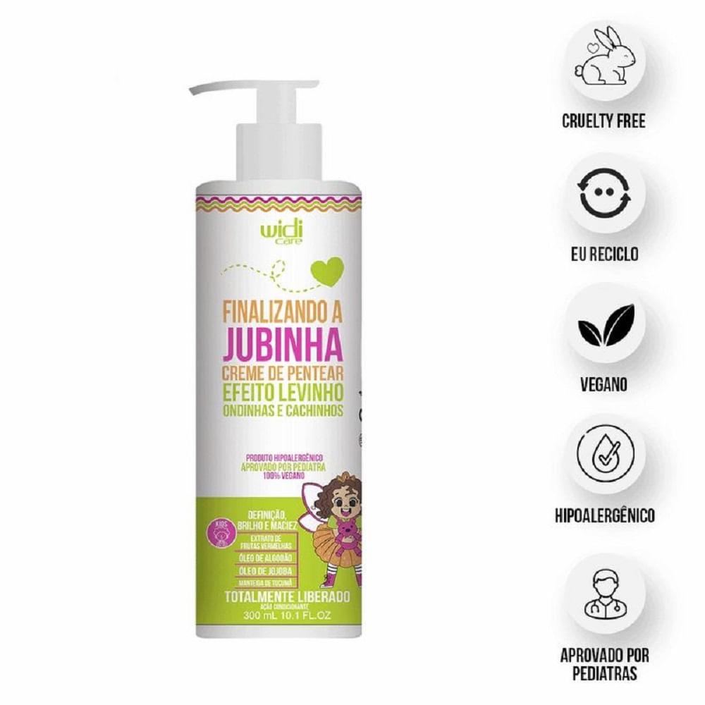 Creme de Pentear Widi Care Finalizando a Jubinha Efeito Levinho 300g - 3