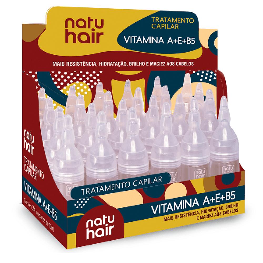 Ampola Natuhair Vitamina A + E + B5 10ml - 1