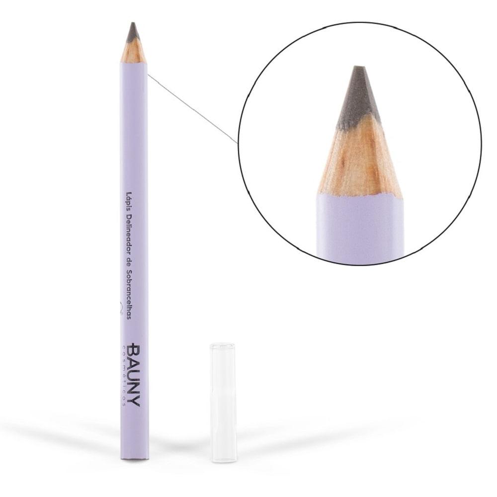 Lápis Para Sobrancelha Bauny Preto 1,1g - 2