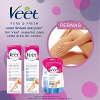 Creme Depilatório Veet Pure & Fresh Pele Normal 100ml
