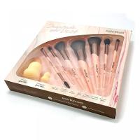 Estojo Macrilan com 7 Pincéis+2 Esponjas - 1