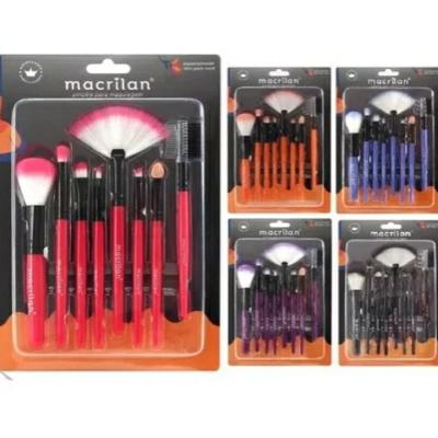 Estojo Macrilan com 8 Pincéis
