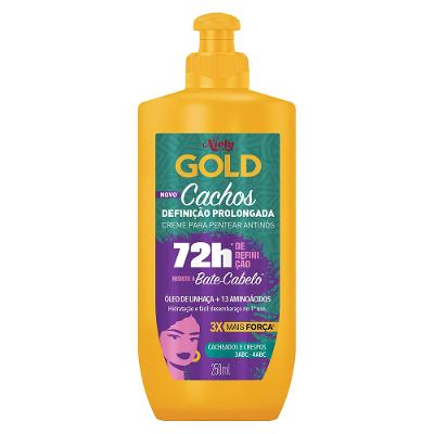 Creme de Pentear Niely Gold 250ml Cachos Definição Prolongada