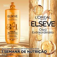 Creme de Pentear Elseve 3 Em 1 Milagroso Óleo Extraordinário 500ml - 3