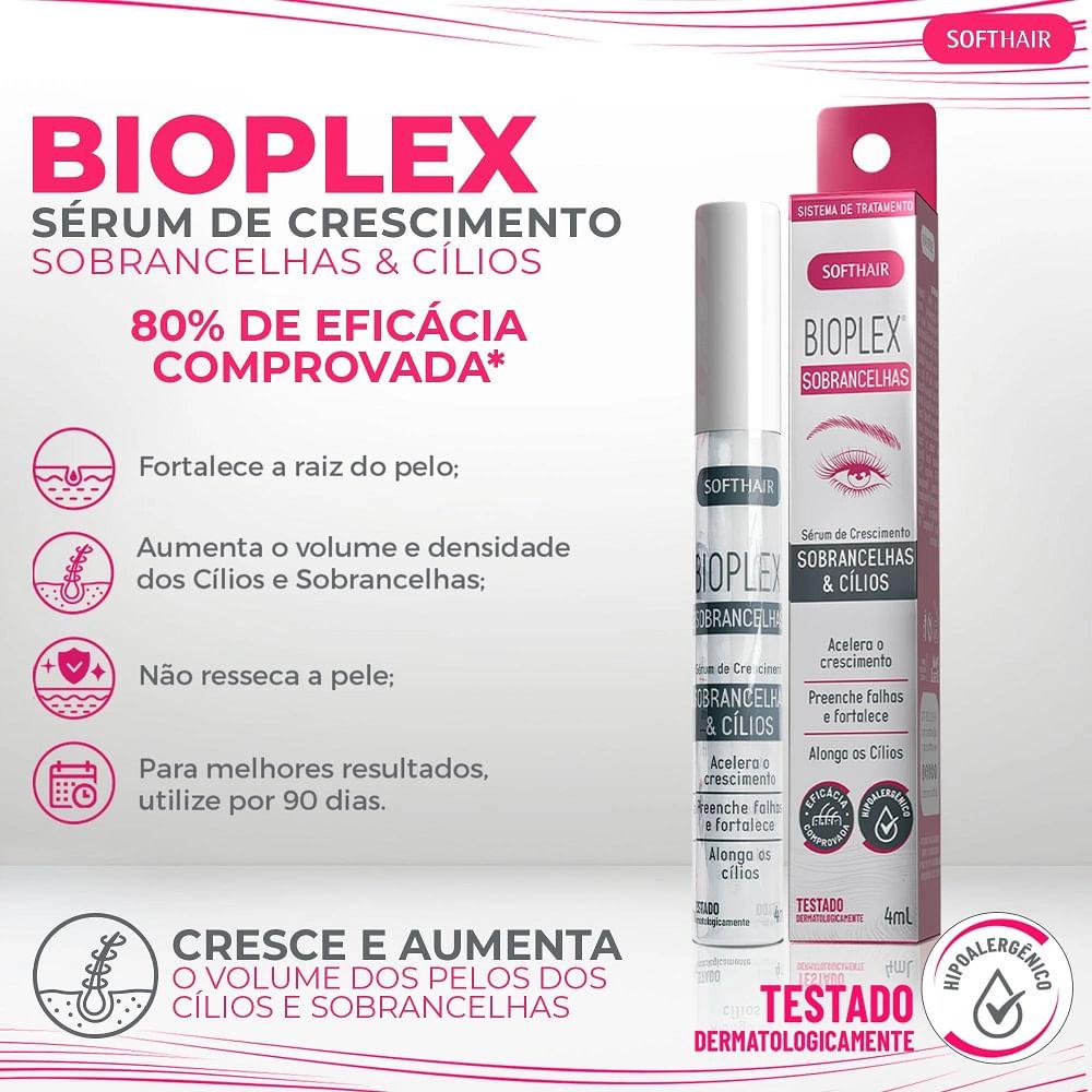 Sérum de Crescimento Sobrancelha e Cílios Bioplex Soft Hair 4ml - 2