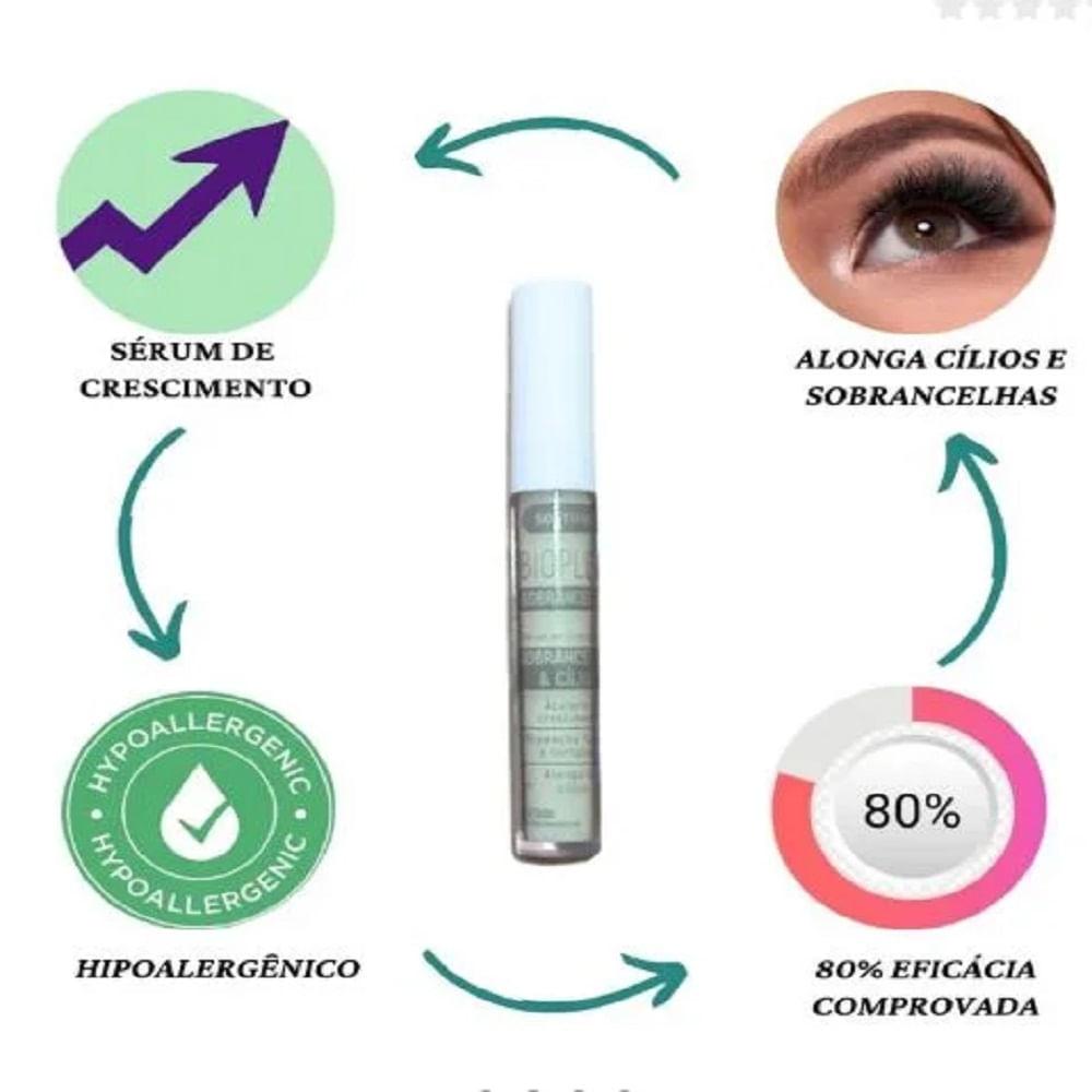 Sérum de Crescimento Sobrancelha e Cílios Bioplex Soft Hair 4ml - 3