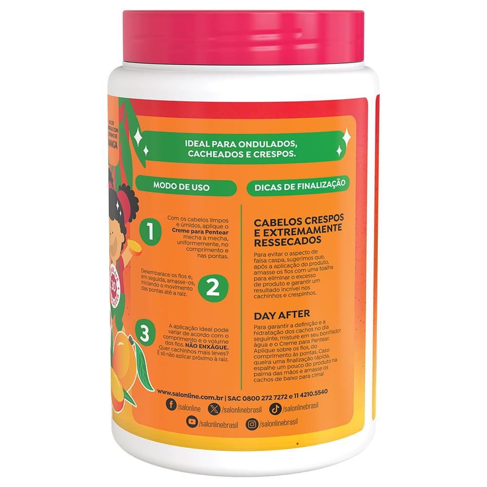 Creme de Pentear Salon Line Kids Manga Cachinhos Ativados 1kg - 3