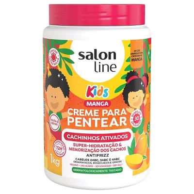 Creme de Pentear Salon Line Kids Manga Cachinhos Ativados 1kg
