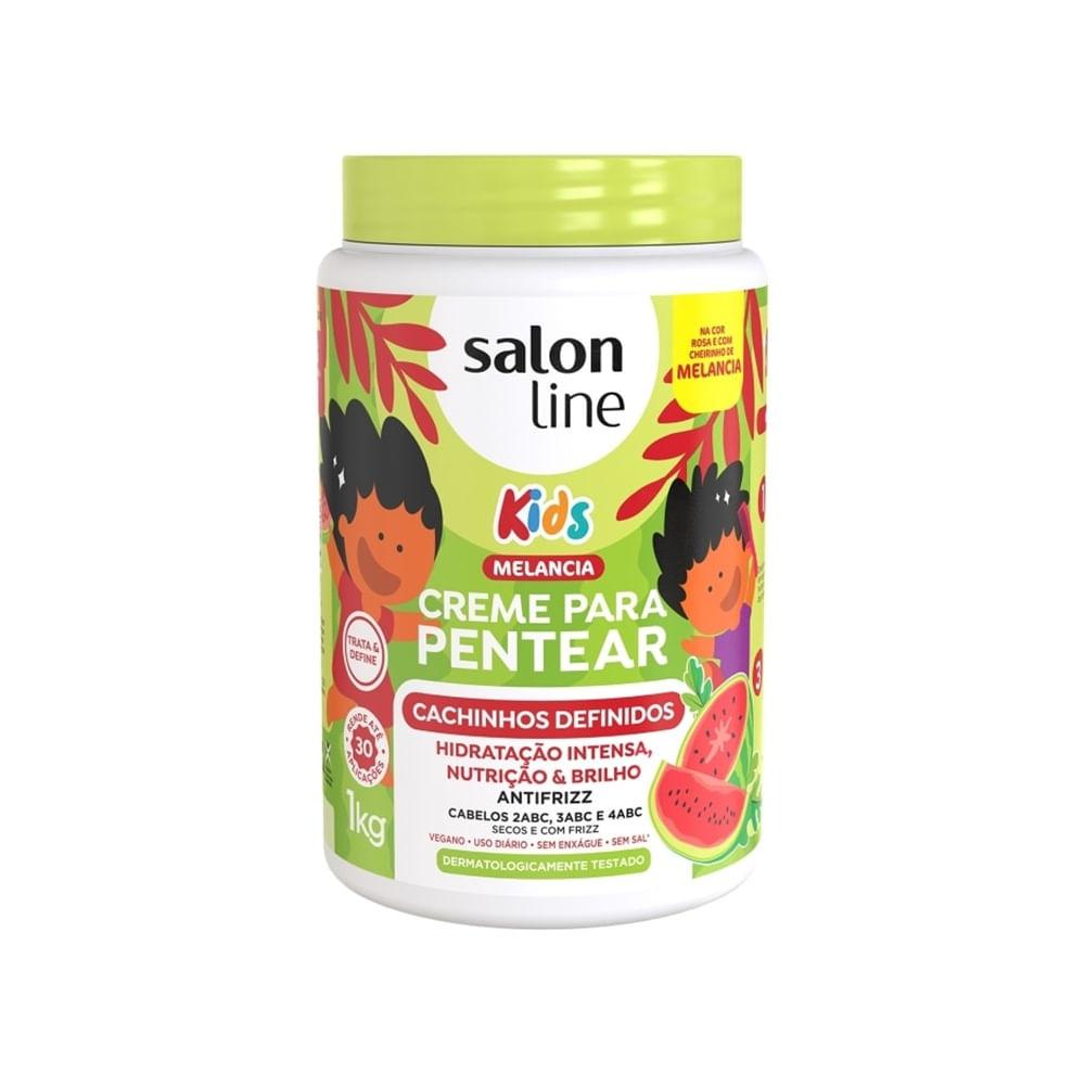 Creme de Pentear Salon Line Kids Cachinhos Definidos Melancia 1kg - 1