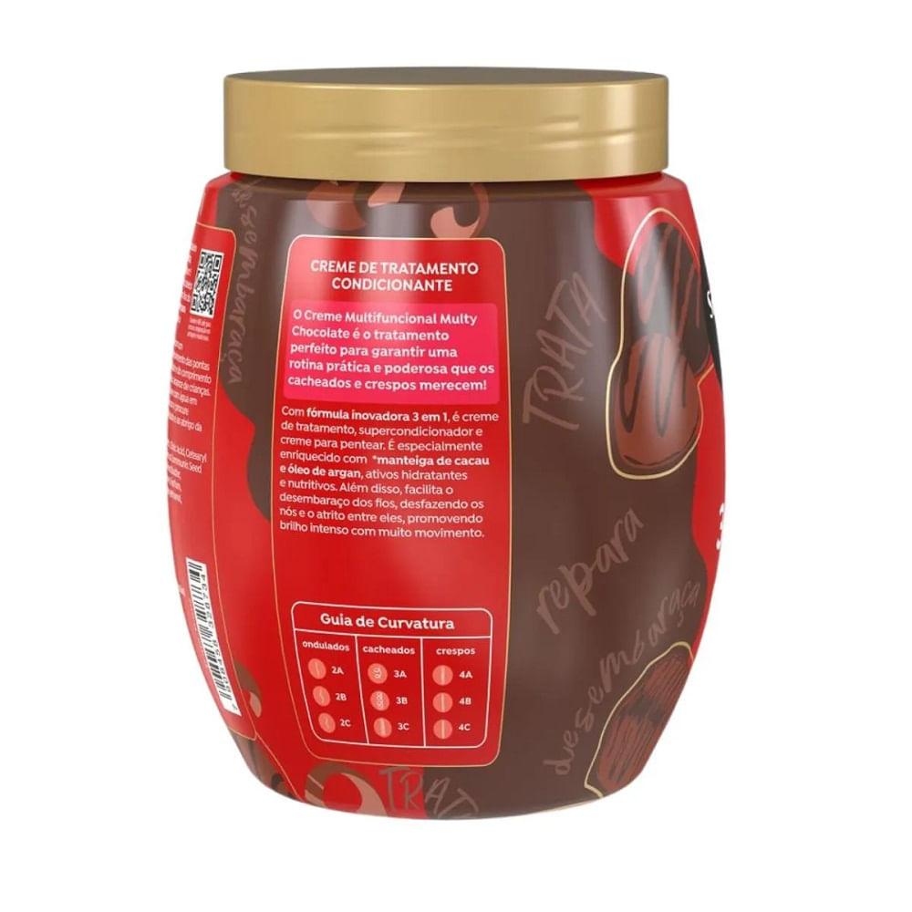 Creme de Pentear Salon Line 3 em 1 Multy Chocolate 1kg - 2